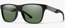 NEW Smith Lowdown Steel Sunglasses-Matte Black-CP Gray Green Polarized Lens