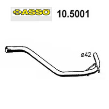 Tube d'échappement Citroen BX