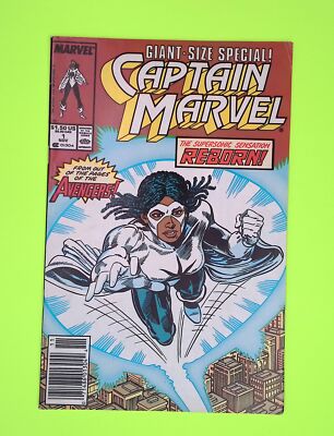 Captain Marvel #1 One-Shot 1989 Marvel Comics 1st App Giant Size A49-28