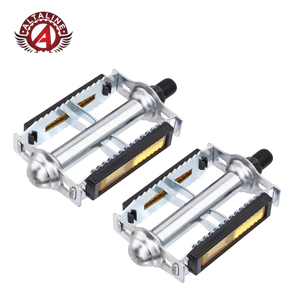 ALTALINE BICYCLE STEEL PEDALS 616 COMPATIBLE WITH 1/2