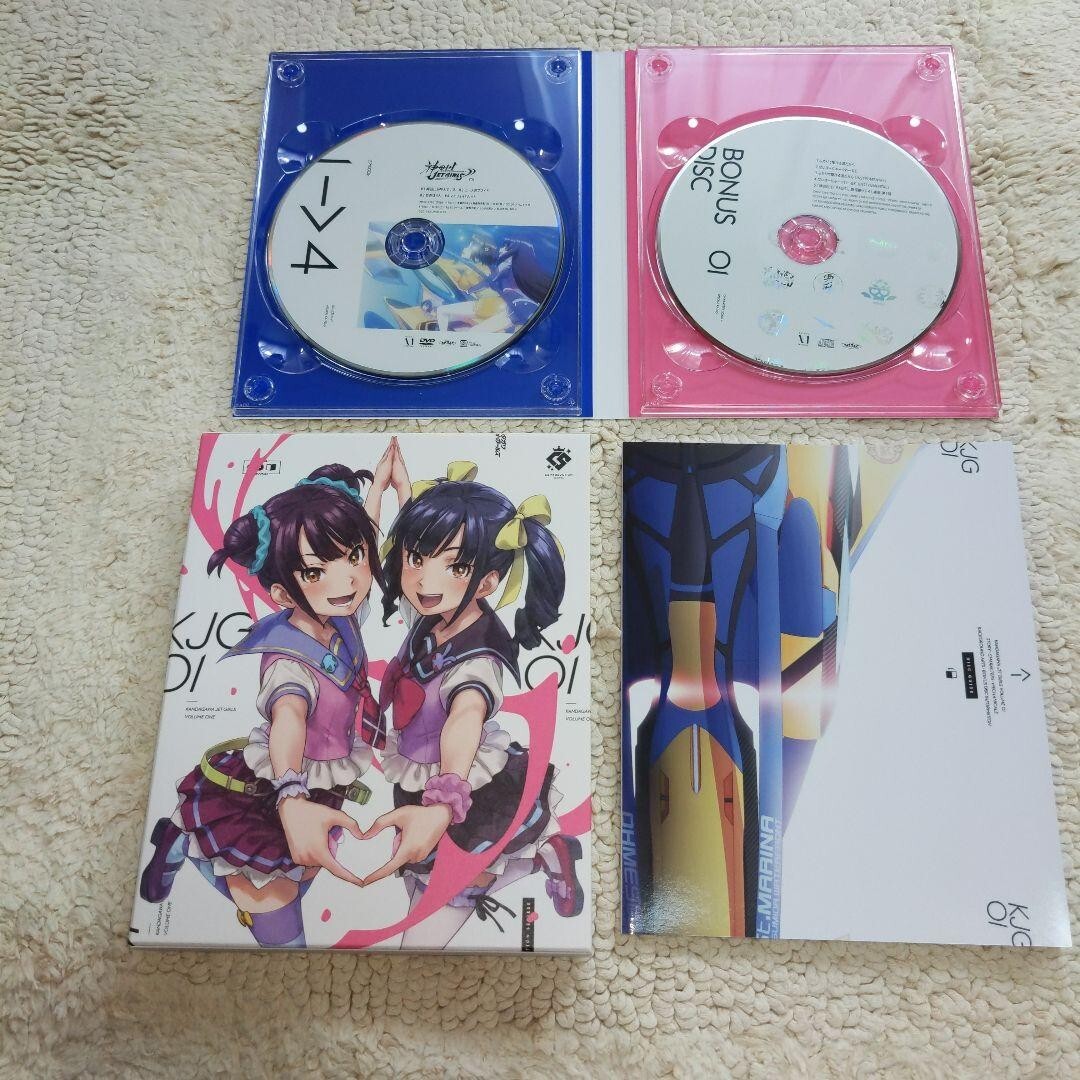 Kandagawa Jet Girls DVD 1-3 Volume Set BOX Included Anime complete