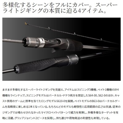 Shimano OCEA JIGGER LIMITED SLJ S64-00 Offshore Spinning rod