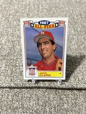 1988 Topps Baseball 1987 All-Star Commemorative Set #13 of 22 Jack Clark