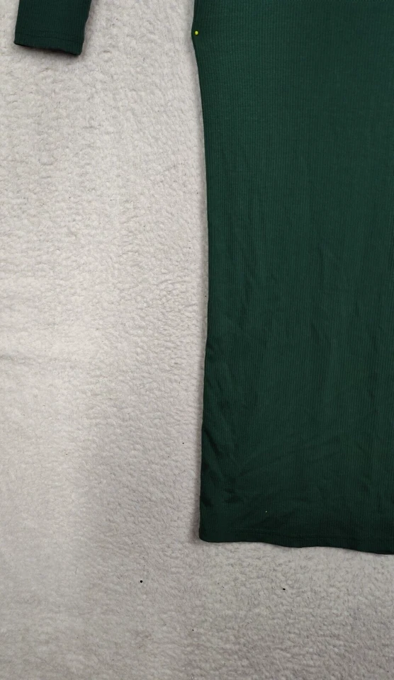 Nasty Gal коллекции женщин платье 6 зеленый поли смесь длинным рукавом макси свитер - Изображение 4 из 4