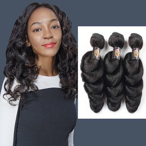 10a Loose Wave Curl 3 Bundle Deal Brazilian Real Virgin Raw Human