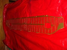 1957 Bel Air Chevy car GOLD GRILL USA Made Danchuk