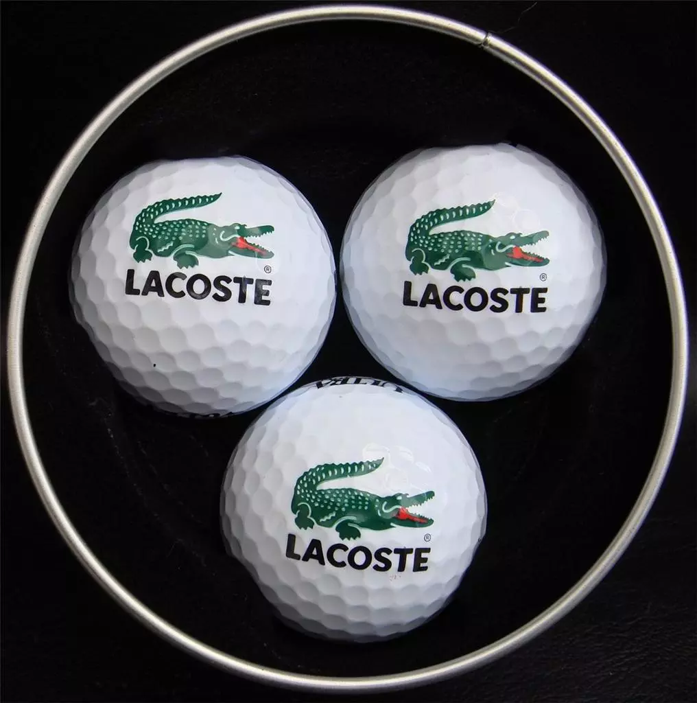 LACOSTE Golf Balls 3 Ball Supplied in a Silver Tin Mrp 14.99