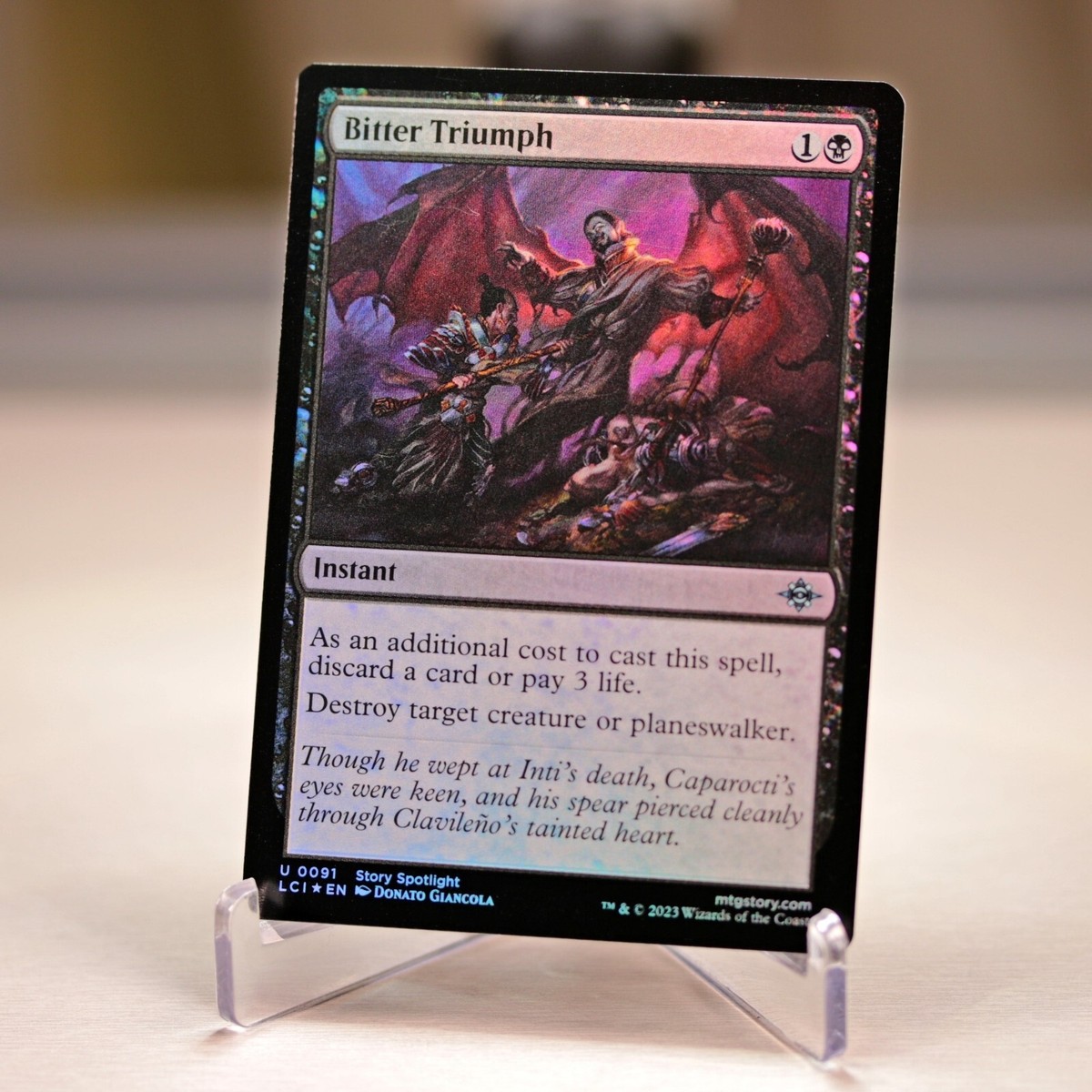 Bitter Triumph U FOIL #91 | LCI The Lost Caverns Of Ixalan | MTG | eBay Bitter Triumph U FOIL #91 | LCI The Lost Caverns Of Ixalan | MTG | eBay