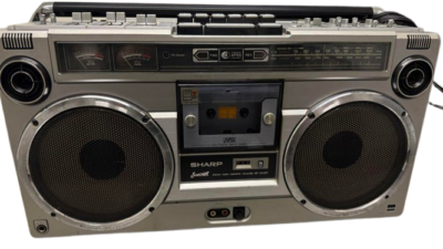 SHARP GF-303ST Stereo Radio Cassette Recorder Vintage Classic From