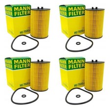 Set of 4 Engine Oil Filters Mann HU7020z For ...