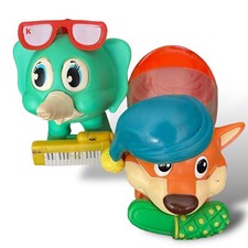 Coppia Giochi Vintage Porta Ovetti Kinder Anni 80 Da Collezione Giocattoli