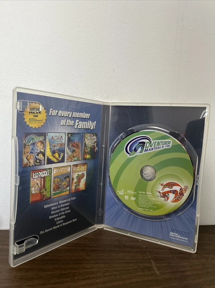 Adventurers Masters Of Time (2005) DVD Factory Sealed - Image 3 of 3