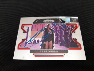 Panini WWE Prizm Signed Pete Dunne Butch, Fight Night!!