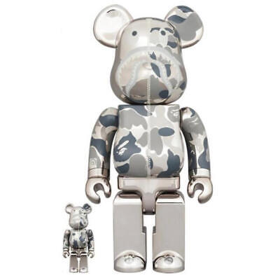 BAPE(R) BE@RBRICK LINE CAMO SHARK400%