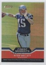 2011 Topps Finest Finest Moments Refractor Ryan Mallett #FM-RM 0b3