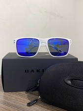 Oakley Holbrook Style White Frame Blue Reflective Sunglasses Polarized UV400