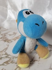   Blue Yoshi Plush 4" Mini Stuffed Toy Figure - Super Mario