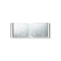 Wandleuchte Clip AP2 Mini, 2-Flammig, G9 Max. 40W, Silber