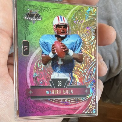 Wild Card Warren Moon 2026 Card Studs 1/1 #7CCR-WM Football Card