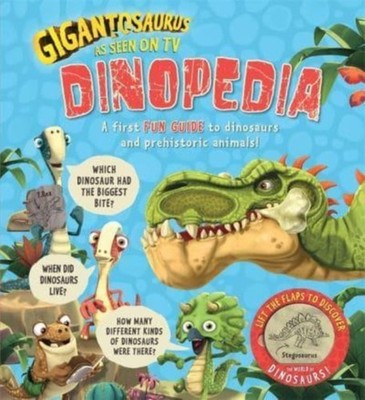 Gigantosaurus - Dinopedia: lift the flaps to  by Cyber Group Studios BOARD BOOK