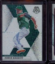2021 PANINI MOSAIC CHRIS BASSITT WHITE SPARKLE SSP