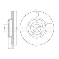 Metelli 2X Bremsscheibe Vorne Ø257 Mm FüR Alfa Romeo Spider 916S_ 2.0 T.Spark