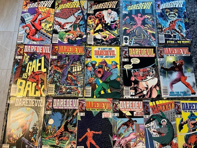 Daredevil #210 - 226 Run  Missing #215 - Newsstands  - Copper Age Marvel