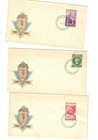 Australia 1955 UNADDRESSED OFFICIAL FDCs     (3 Covers)    Lot 5
