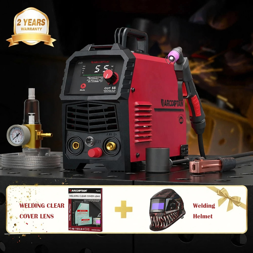 ARCCAPTAIN 55A Plasma Cutter Non-Touch Pilot ARC HF Air Plasma Cutting Machine