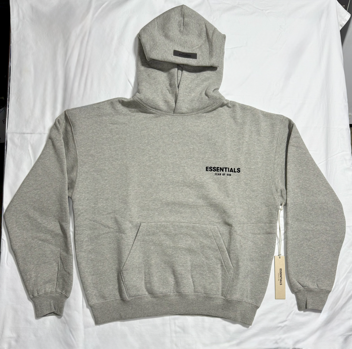 Fear of God Essentials Hoodie (SS22) Dark Oatmeal BRAND NEW with
