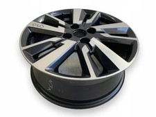 1x Alufelge 16 Zoll 6.0" 4x100 50ET Schwarz 403005FA1 Nissan Micra I K14