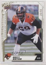 2020 Upper Deck CFL Gold 25/50 Brett Boyko #127 z6b