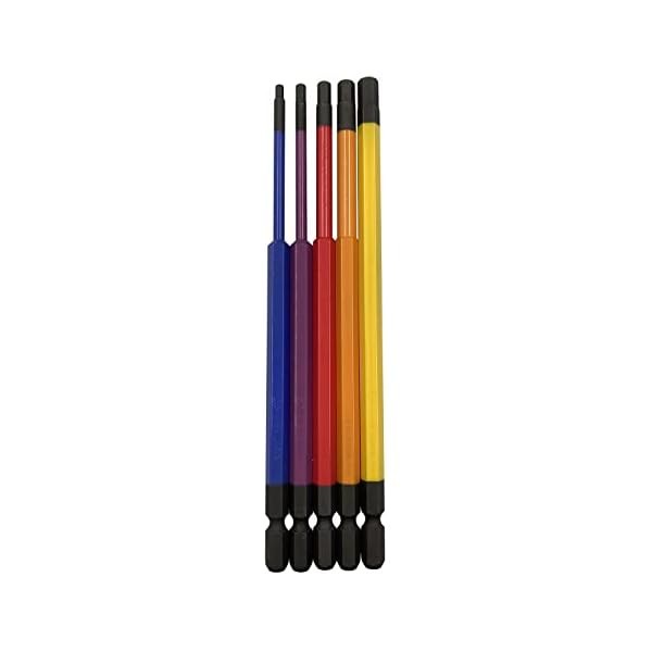 ANEX Allen wrench color bit 150mm 5 pcs ACHX5-150L FS