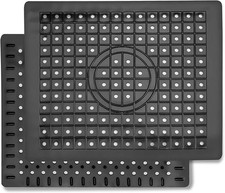 "2pcs Kitchen Sink Mat 12x10in Black Dish Drying Sink Protector"
