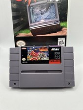 Super Smash TV Super Nintendo SNES Authentic Game W/Plastic Case Tested