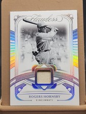 2024 Roger's Hornsby Flawless Patch /25 Cincinnati FL-RHB