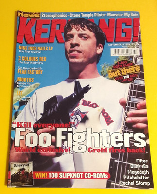Kerrang! No.768  September 18 1999 - Foo Fighters, Nine Inch Nails,3 Colours Red