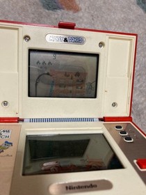 Nintendo Game and Watch Mickey & Donald DM-53 Handheld Multi Screen 1982 s1524M