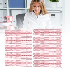 10Pcs Comb Binding Spines 150 Pages 30 Ring Plastic Binder Combs Easy-Open Close