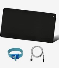 Grounding Mat Kit w/15ft Grounding Cord, Pad, Wristband Therapy (11.8x23.6 in)