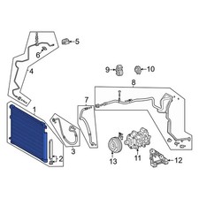 For Toyota Highlander 2023-2025 Toyota 884A00E111 A/C Condenser