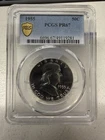 1955 Ben Franklin Silver Proof Half Dollar, PCGS PR67! 90% Pure Silver Coin
