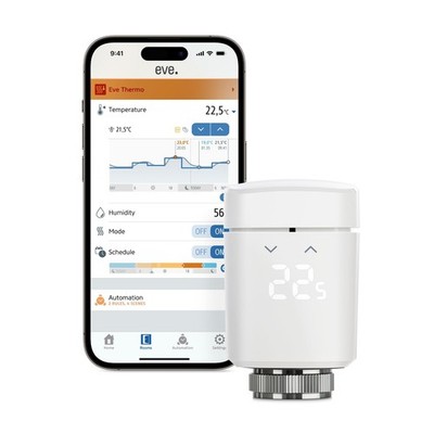 Eve Thermo Smart Thermostat Heizkörperventil automatische Temperaturregelung