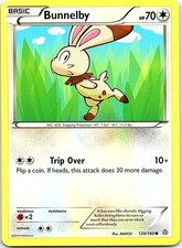 Bunnelby Primal Clash 120/160 Common Pokemon Near Mint Pokemon Card