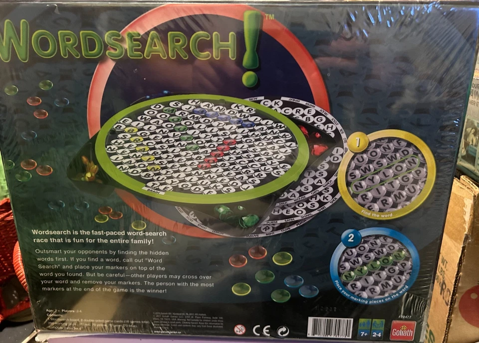 Wordsearch Board Game Goliath 2011 multiplayer New Sealed - Image 2 of 2