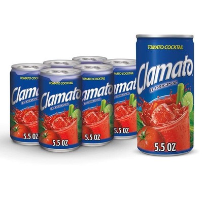 PACK OF 12 - Clamato Tomato Cocktail, Original, 5.5 Fl Oz (Pack of 12) 