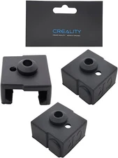 3-Pack Original Creality CR6 SE Hotend Heat Block Silicone Cover Socks Black 
