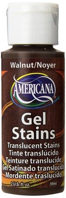 DecoArt Americana Acrylic Gel Stains Paint, 2 Fl Oz (Pack of 1), Walnut