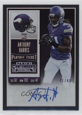 2015 Panini Contenders Rookie Playoff Ticket 11/199 Anthony Harris #269 Auto 0b2