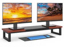YAOHUOO Dual Monitor Stand Riser, 39Inch Large Monitor Stands for 2 Monitors,...